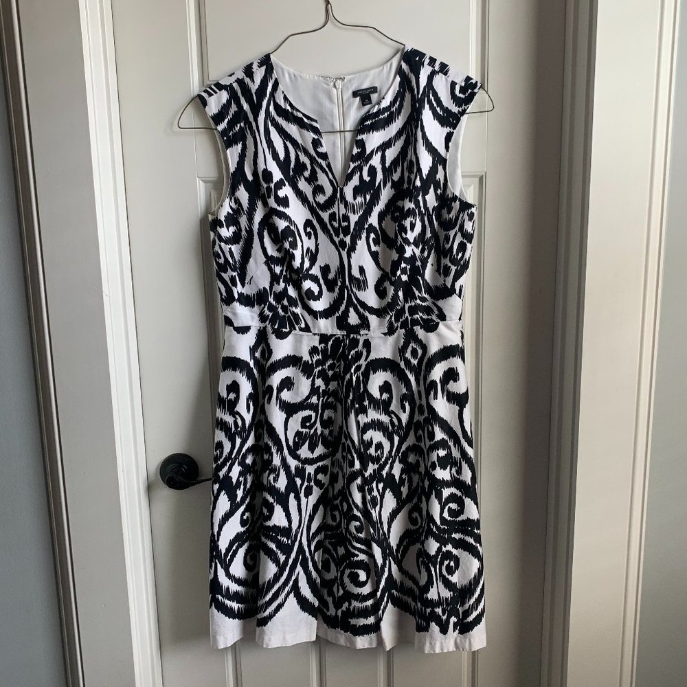Ann Taylor Black and White Dress